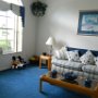 The Second Sitting Room features two large comfortable sofa's as well as Television.
